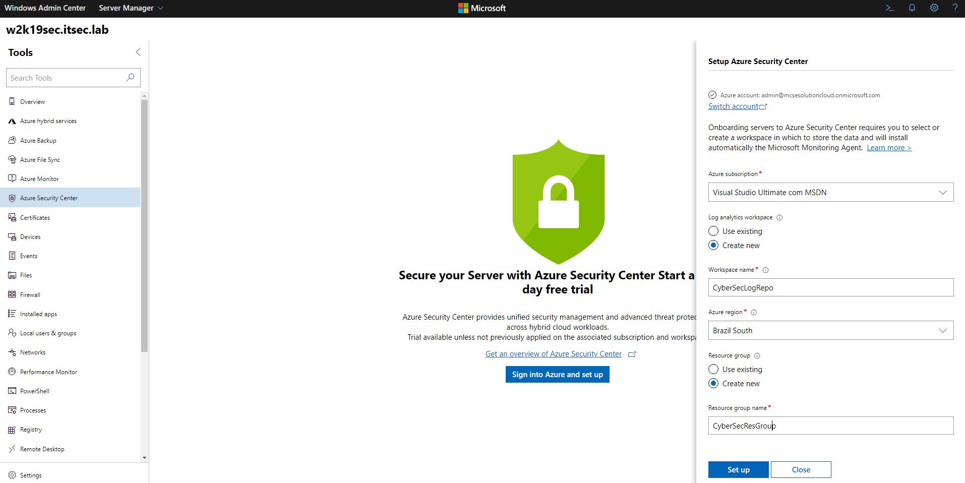 Administração segura de ambientes Híbridos com Windows Admin Center ...